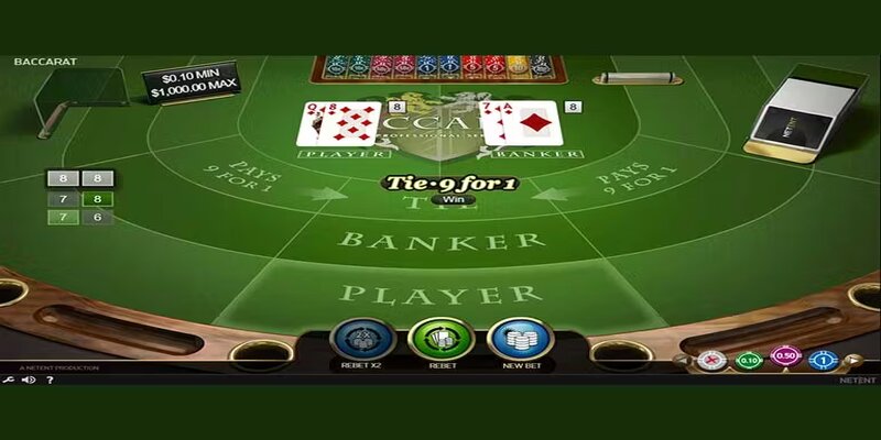 Luật chơi Baccarat KUBET88 cho người mới.