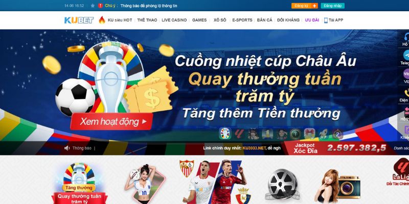 KUBET88 - Giao diện thực hiện mọi giao dịch chính thức