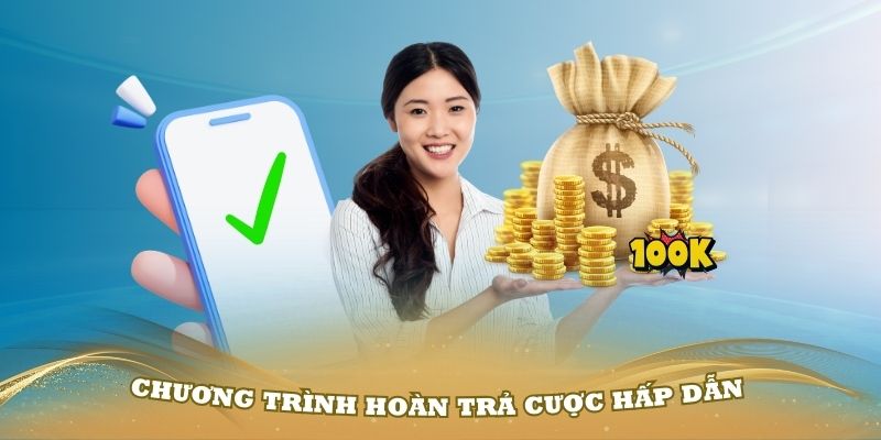 Chương trình hoàn trả cược hấp dẫn tại nhà cái KUBET88